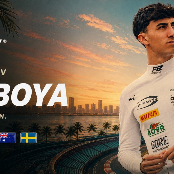 Gore stolt sponsor av Mari Boya — Aston Martin Aramco F2 Driver Academy. Följ resan mot toppen.