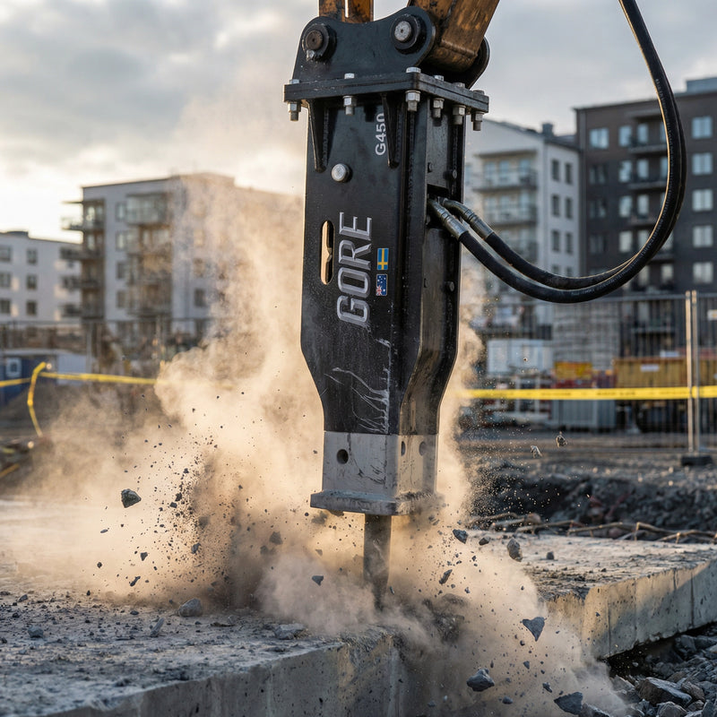 GORE Hydraulic Hammer S50 - G850 - GoreAttachments